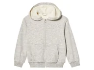 Bluzy dla dziewczynek - lupilu® Bluza dziewczęca z polarem (110/116, Szary) - miniaturka - grafika 1
