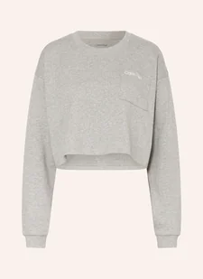 Calvin Klein Koszulka Rekreacyjna Logo Cotton Jersey grau - Koszulki i topy damskie - miniaturka - grafika 1