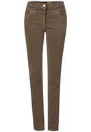 Spodnie damskie - Cecil Damskie spodnie B375747 Casual, Pine bark Brown, W27/L32, Pine Bark Brown, 27W / 32L - miniaturka - grafika 1