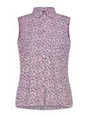 Bluzki damskie - CMP Bluzka funkcyjna w kolorze jasnoróżowo-białym - miniaturka - grafika 1