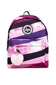 Plecaki - hype Plecak unisex Aop Crest, Czarny/różowy, Jeden rozmiar, Casual - miniaturka - grafika 1