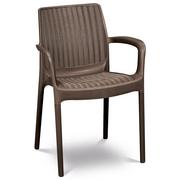 Fotele i krzesła ogrodowe - KETER Krzesło ogrodowe Bali Mono, brązowe, 52x60x83 cm - miniaturka - grafika 1