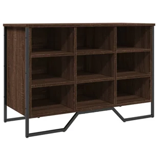 vidaXL Stojak na buty dąb brązowy 90x38x61,5 cm materiał drewnopochodny - Szafki na buty vidaXL Stojak na buty dąb brązowy 90x38x61,5 cm materiał drewnopochodny - Szafki na buty - miniaturka - grafika 1