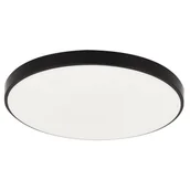 Lampy sufitowe - Ledowy plafon Dowbor 4332 Ideus 18W 4000K IP44 okrągły czarny - miniaturka - grafika 1