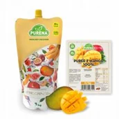 Desery dla dzieci - Purena Pulpa z mango 100% 1 kg - miniaturka - grafika 1