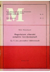 Magnetyczne własności związków koordynacyjnych - Chemia - miniaturka - grafika 1