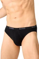 Majtki męskie - Sloggi Basic Mini czarne slipy męskie - miniaturka - grafika 1