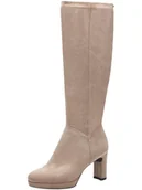 Kozaki damskie - Tamaris Damskie kozaki 1-25519-43 do kolan, szarobrązowe (taupe), 41 EU, szarobrązowy, 41 EU - miniaturka - grafika 1