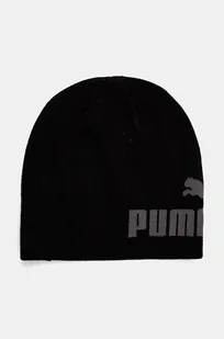 Puma czapka kolor czarny z cienkiej dzianiny 25636 - Czapki męskie - miniaturka - grafika 1