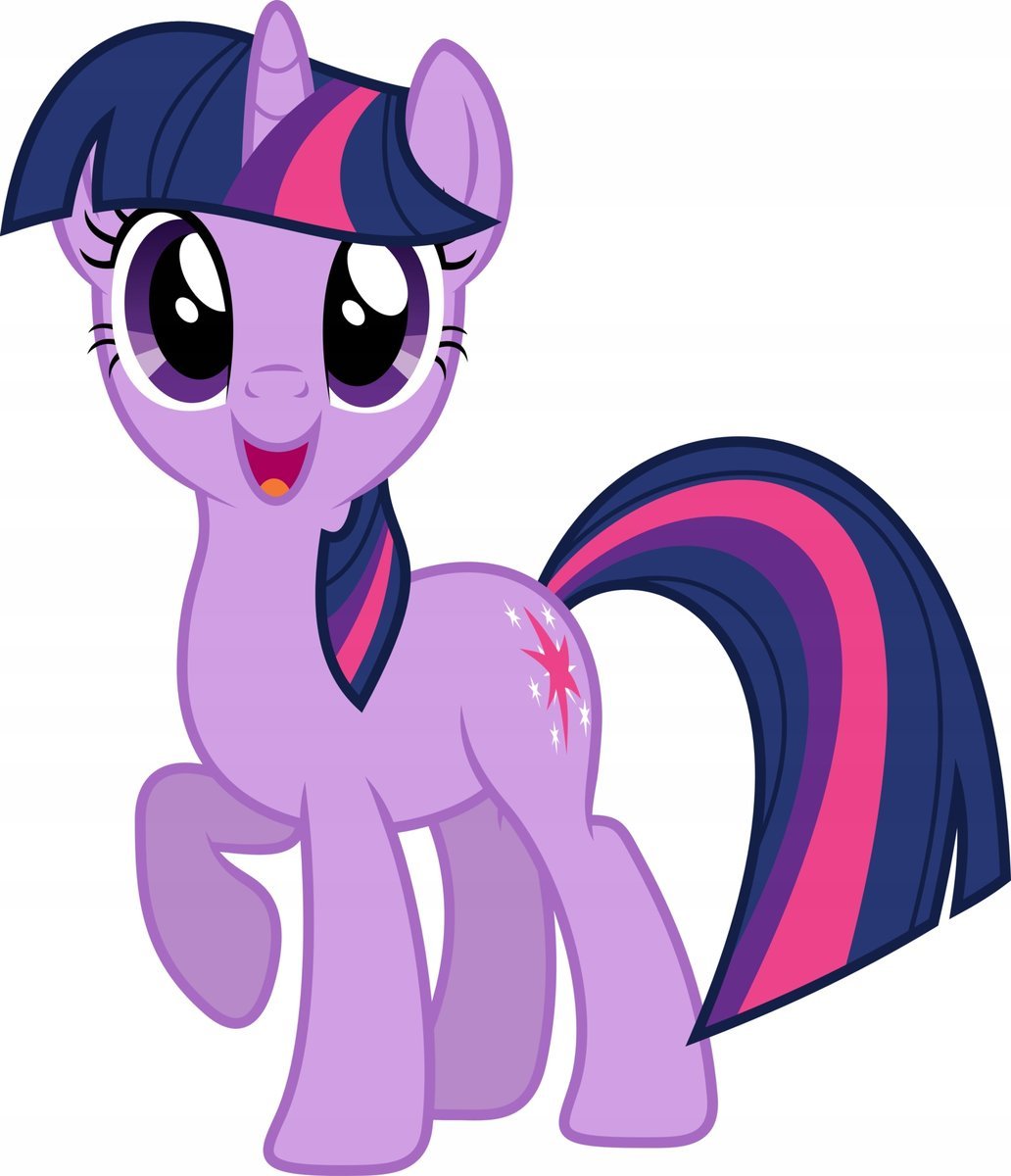 Naklejka Uv Wypukła Ozdobna DTF UV Aplikacja Kucyk Twilight Sparkle
