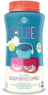 U-Cubes Calcium with D3 (120 żelek) - Witaminy i minerały - miniaturka - grafika 1