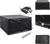 Pokrowce na meble ogrodowe - vidaXL Pokrowiec na meble ogrodowe 8 oczek 172x113x73 cm - Pokrowce ochronne na meble ogrodowe - miniaturka - grafika 1