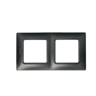 Ramka podwójna Niloe antracyt Legrand - Wyłączniki światła i elektryczne Ramka podwójna Niloe antracyt Legrand - Wyłączniki światła i elektryczne - miniaturka - grafika 1