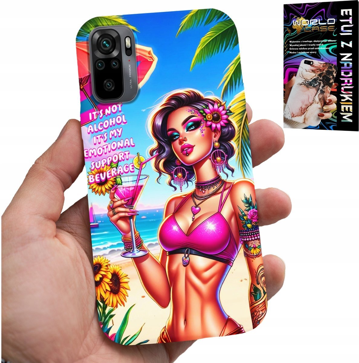 ETUI DO XIAOMI NOTE 10 / 10S - IT'S NOT ALCOHOL IT'S MY EMOTIONAL CASE
