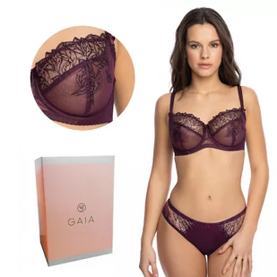 Biustonosz GAIA Soft Hestia 1143 miękki fioletowy  65K - Biustonosze - miniaturka - grafika 1