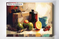 Malowanie po numerach - Jabłka z cytryną, martwa natura, malowanie po numerach - miniaturka - grafika 1