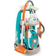 Zabawki AGD - Smoby Wózek do sprzątania i odkurzacz 330309 330309 - miniaturka - grafika 1