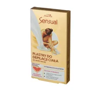 Depilacja - Joanna Sensual plastry żelowe z grejfrutem do depilacji ciała skóra sucha 12szt SEN PLA-01 - miniaturka - grafika 1