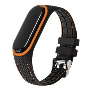 PASEK OPASKA SPORTOWA do XIAOMI MI BAND 5/6 (pomarańczowa) - Akcesoria do pulsometrów i zegarków sportowych - miniaturka - grafika 1