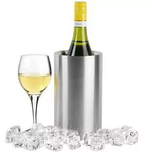 Cooler do szampana, do wina, podwójne ścianki 1,6 l ze stali nierdzewnej - Akcesoria do lodu - miniaturka - grafika 1