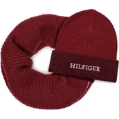 Czapki dla dzieci - Tommy Hilfiger Komin + czapka | z dodatkiem wełny - miniaturka - grafika 1