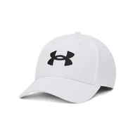 Czapki męskie - Męska Czapka z daszkiem UNDER ARMOUR MEN'S UA BLITZING 1376700-100 – Biały - miniaturka - grafika 1