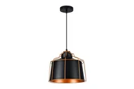 Lampy sufitowe - Lampa wisząca GOA E27 - czarny/złoty - miniaturka - grafika 1
