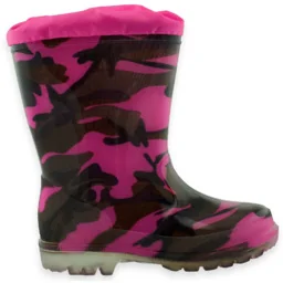 Kalosze dziecięce Wojtyłko 2202R Moro Róż - Buty dla dziewczynek - miniaturka - grafika 1