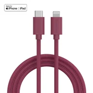 Kable USB - Kabel Smartline USB-C/Lightning 2 metry czerwony - miniaturka - grafika 1