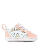 Buty dla dziewczynek - Vans Tenisówki Old Skool Crib VN0A3U8KPNK1 Różowy - miniaturka - grafika 1