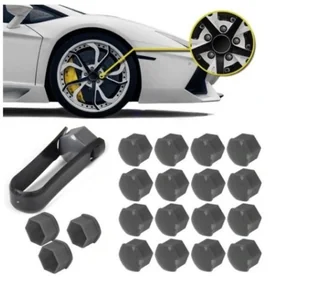 NAKŁADKI ZAŚLEPKI KAPSLE NA ŚRUBY KOŁA FELGI 21 mm - Akcesoria motoryzacyjne - miniaturka - grafika 1