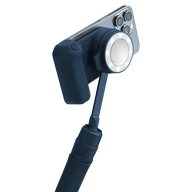Statywy fotograficzne - ShiftCam SnapGrip Creator Kit Uchwyt do iPhone do fotografii mobilnej ze statywem oraz lampą z MagSafe i wbudowanym powerbankiem 3200mAh - Błękitna toń - miniaturka - grafika 1
