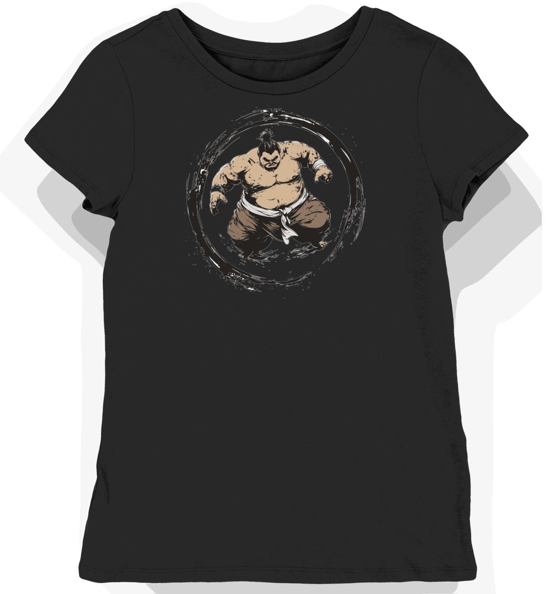 Koszulka damska czarna z motywem sportowego stompingu XL