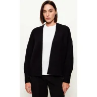 Swetry damskie - BOSS ORANGE Wełniany kardigan C_Falescanas_1 Regular Fit - miniaturka - grafika 1