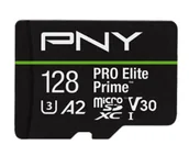 Karty pamięci - PNY microSDXC PRO Elite Prime 128GB 200/150 MB/s V30 A2 P-SDU128V32200PEPKIT-GE - miniaturka - grafika 1