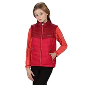 Kurtki i płaszcze dla chłopców - Regatta FREEZEWAY II B/W Junior lekka kamizelka bez rękawów i izolowana z odblaskowymi wzorami dla dzieci, ciemna wiśnia/beetroot, FR : M (rozmiar producenta: 5-6) - miniaturka - grafika 1