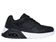 Buty dla dziewczynek - Buty dziecięce Skechers 417016LBKW UNO LITE 2.0 PILLAR DUO Czarne - miniaturka - grafika 1