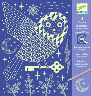Djeco Wydrapywanka flourescencyjna Nocne Życie - Zabawki kreatywne - miniaturka - grafika 1