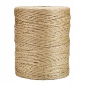 Półfabrykaty do biżuterii - Sznurek jutowy szpagat pakowy 1mm 250g 240m - miniaturka - grafika 1