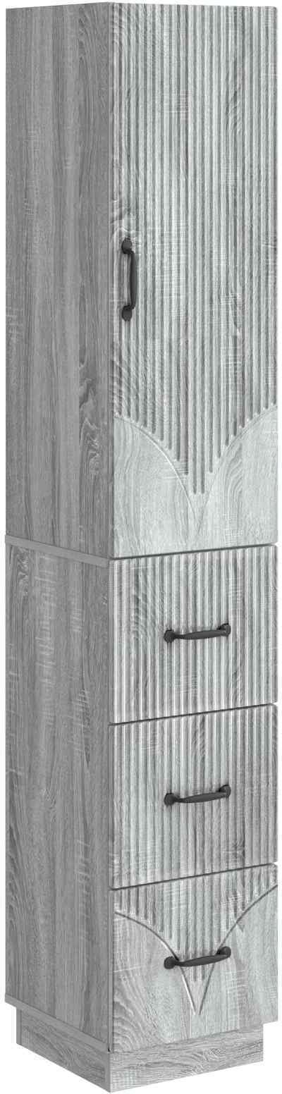 vidaXL vidaXL Zestaw szafek 2 pcs Szary Sonoma 33 x 34,5 x 87 cm