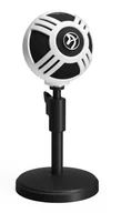 Kamery cyfrowe - akcesoria - Arozzi Sfera Mikrofon stołowy, USB - biały - miniaturka - grafika 1