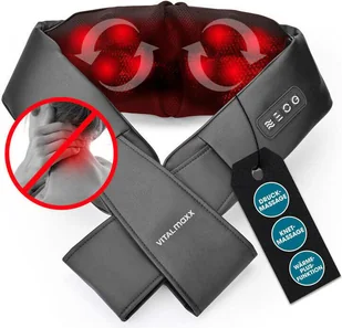 Masażer karku VITALmaxx Shiatsu z 8 kulkami do masażu ramion i karku - Masażery - miniaturka - grafika 1