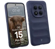 Etui i futerały do telefonów - Bizon Tur do Xiaomi Redmi Note 15 Pro 5G Granatowy - miniaturka - grafika 1