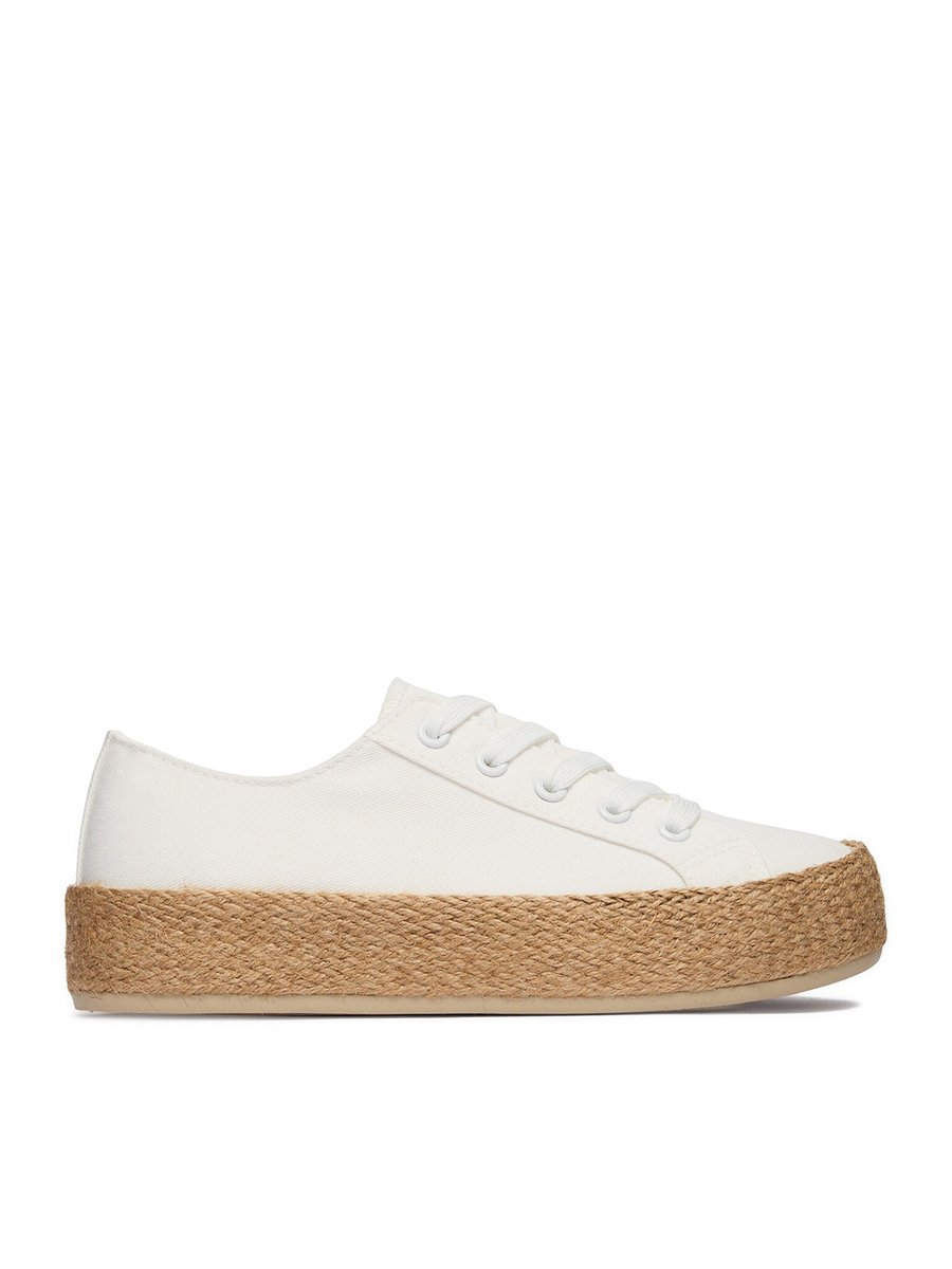 Jenny Espadryle Damskie Biały Biały