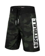 Odzież taktyczna i umundurowanie - Szorty kąpielowe PITBULL Performance Pro+ Hilltop - Oliwkowe - miniaturka - grafika 1