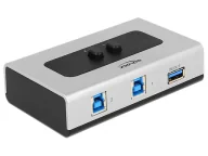 Huby USB - DELOCK Przełącznik USB3.0 2 wejścia -> 1 wyjście bidirect - miniaturka - grafika 1