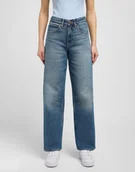 Spodnie damskie - SPODNIE JEANSY DAMSKIE PROSTE SZEROKIE LEE RIDER LOOSE 112354455 28/31 - miniaturka - grafika 1