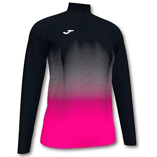 Joma Elite VII Running bluza damska S czarna/różowa - Bluzy damskie - miniaturka - grafika 1