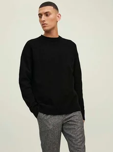Jack & Jones Sweter w kolorze czarnym - Swetry męskie - miniaturka - grafika 1