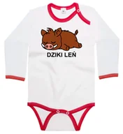 Body dla niemowląt - Body dziecięce Dziki Leń Mały Śpiący Dziczek 86/92 - miniaturka - grafika 1